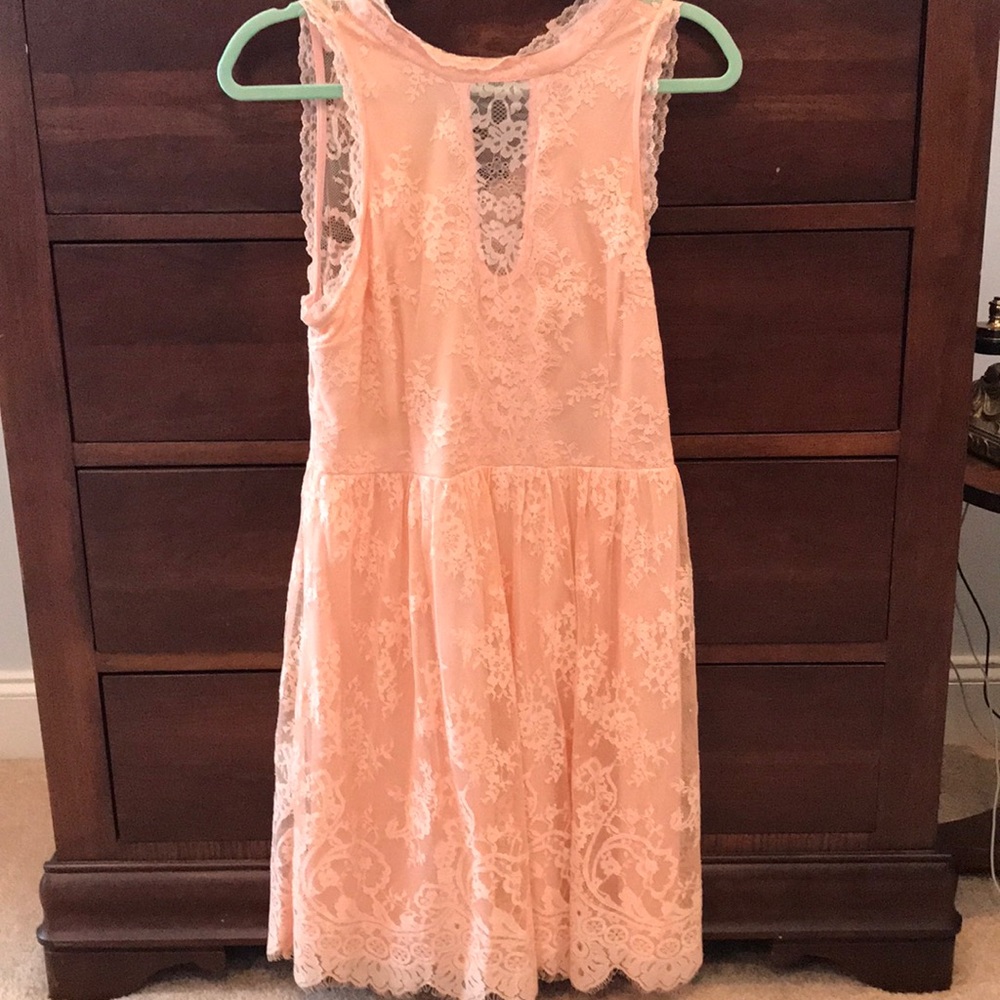 Peach dress